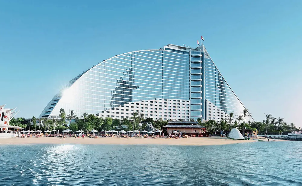 Jumeirah Beach Hotel Painting by Gleam Coating Dubai